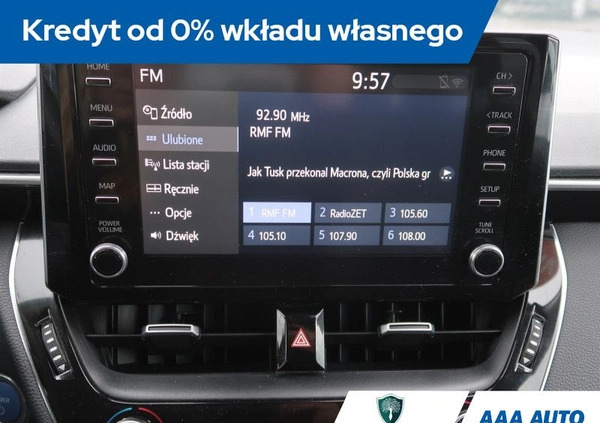 Toyota Corolla cena 84000 przebieg: 75893, rok produkcji 2021 z Ogrodzieniec małe 232